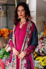 3-PC Unstitched Embroidered Linen Collection ANW6-06