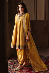 3-PC Stitched Embroidered Raw Silk CMA-6-499
