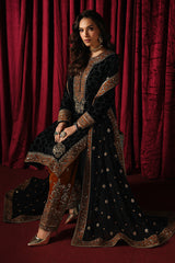 3-PC Unstitched Premium Velvet CVT5-14