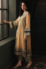 3 Pc Embroidered Dyed Chiffon CA26-06