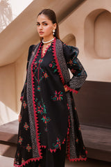 3-PC Unstitched Printed Lawn Shirt with Chiffon Dupatta and Trouser CP4-65
