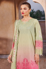 3-PC Unstitched Embroidered Swiss Lawn Collection SBD4-13