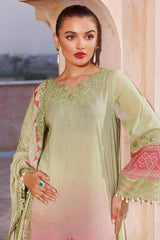 3-PC Unstitched Embroidered Swiss Lawn Collection SBD4-13