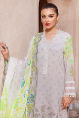 3-PC Unstitched Embroidered Swiss Lawn Collection SBD4-16