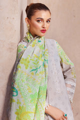 3-PC Unstitched Embroidered Swiss Lawn Collection SBD4-16