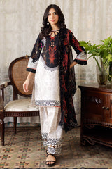 3-PC Embroidered Lawn Shirt with Embroidered Chiffon Dupatta and Trouser CRN4-12P