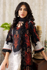 3-PC Embroidered Lawn Shirt with Embroidered Chiffon Dupatta and Trouser CRN4-12P