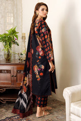 3-PC Embroidered Lawn Shirt with Embroidered Chiffon Dupatta and Trouser CRN4-18P