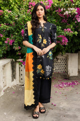 3-PC Embroidered Lawn Shirt with Embroidered Voil Dupatta and Trouser CRN4-22P