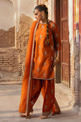 3-PC Embroidered Silk Suit CMA-5-094