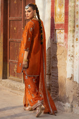 3-PC Embroidered Silk Suit CMA-5-094