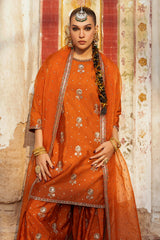 3-PC Embroidered Silk Suit CMA-5-094