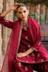 3-PC Embroidered Silk Suit CMA-5-093