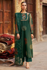 3-PC Embroidered Organza Suit CMA-5-129