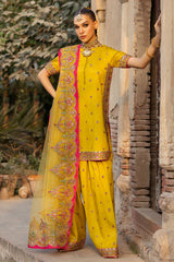 3-PC Embroidered Raw-Silk Suit CMA-5-125