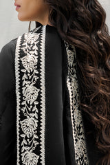 Embroidered Chiffon Dupatta  CHD-5-205