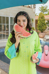 2-PC Printed Cotton Suit CPM-5-102