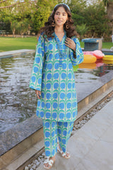 2-PC Printed Cotton Suit CPM-5-175Z