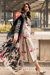 3-PC Unstitched Embroidered Lawn Collection IN6-04