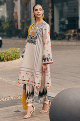 3-PC Embroidered Lawn Shirt with Embroidered Chiffon Dupatta and Trouser CIN5-04