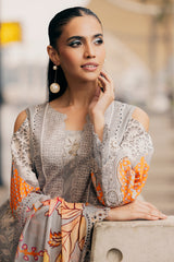 3-PC Unstitched Embroidered Lawn Collection IN6-05