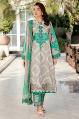 3-PC Embroidered Lawn Suit SH5-14P