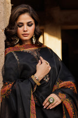3-PC Embroidered Raw-Silk Suit CMA-5-086