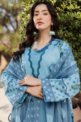 3-PC Unstitched Printed Lawn Collection CP5-09