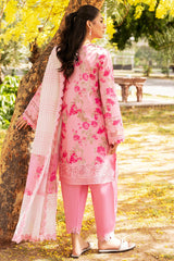 3-PC Unstitched Embroidered Lawn Shirt with Embroidered Lawn Dupatta and Trouser CRN4-07