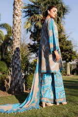 3-PC Embroidered Lawn Suit SH5-12P