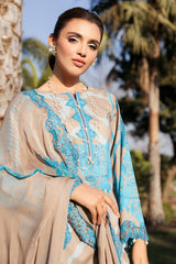 3-PC Embroidered Lawn Suit SH5-12P