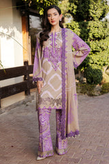 3-PC Embroidered Lawn Suit SH5-11P