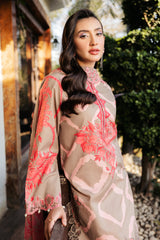 3-PC Embroidered Lawn Suit SH5-13P