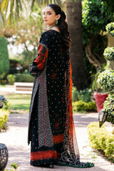 3-PC Unstitched Printed Lawn Shirt with Chiffon Dupatta and Trouser CP4-45