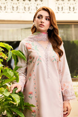 3-PC Embroidered Lawn Shirt with Embroidered Voil Dupatta and Trouser CRN4-23P