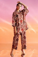 2-PC Printed Lawn Shirt with Trouser CPM-4-278