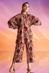 2-PC Printed Lawn Shirt with Trouser CPM-4-278