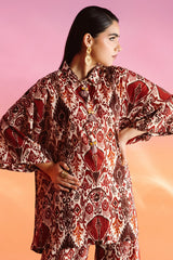 2-PC Printed Lawn Shirt with Trouser CPM-4-278