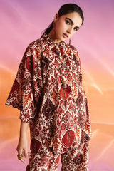 2-PC Printed Lawn Shirt with Trouser CPM-4-278