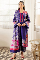 3-PC Embroidered Lawn Shirt with Embroidered Chiffon Dupatta and Trouser CRN4-11P