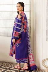 3-PC Embroidered Lawn Shirt with Embroidered Chiffon Dupatta and Trouser CRN4-11P