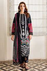 3-PC Embroidered Lawn Shirt with Embroidered Chiffon Dupatta and Trouser CRN4-13P