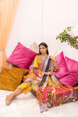 3-Pc Printed Lawn Unstitched With Chiffon Dupatta CP22-73