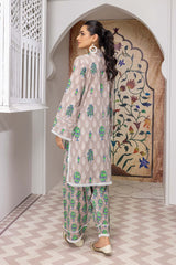 2 PC Digital Printed Shirt With Cotton Pleated Shalwar CPM22-56