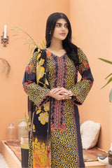 3-Pc Printed Lawn Unstitched With Voil Dupatta CP22-030