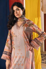 3-PC Unstitched Chunri Embroidered Lawn Collection CH4-06