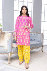 2-Pc Digital Printed Shirt With Cotton Shalwar CPM22-95