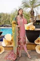 3 Pc Embroidered Unstitched Luxury Collection DD-04