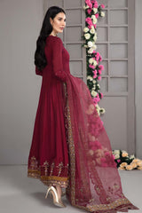 3 Pc Embroidered Organza Suit CMA21-25