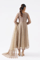 3-PC Embroidered Poly Net Shirt with Embroidered Dupatta and Shirt CNP-4-S5A